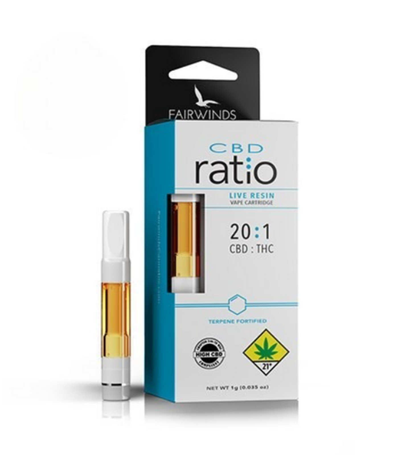 Fairwinds Ratio Cartridge 5:1 1g (CBD) Fairwinds - Uncle Ike's