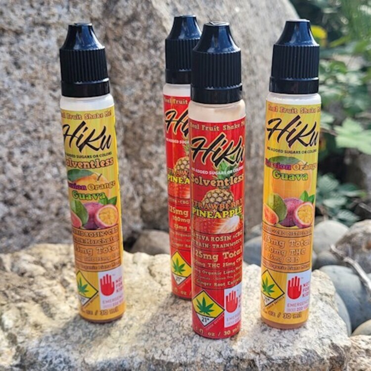 Hiku 4:1 Rosin Shot Strawberry Pineapple 100mg THC/25mg CBG