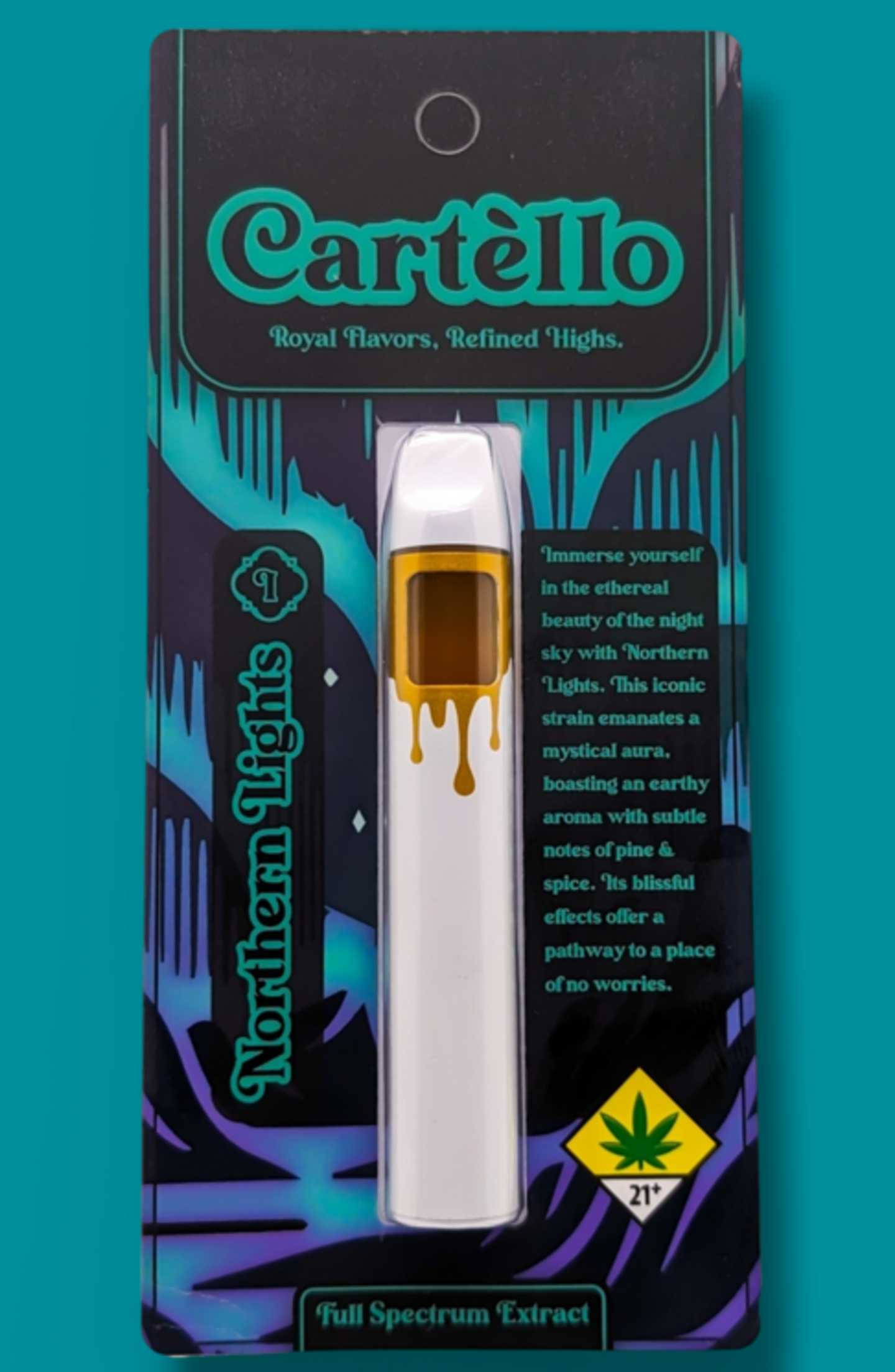 CRDH60%DGN35%リキッド 1ml Northern Lights Northern Lights Cartridge 1g | 2 Day | 1209239 | Trulieve Lorain