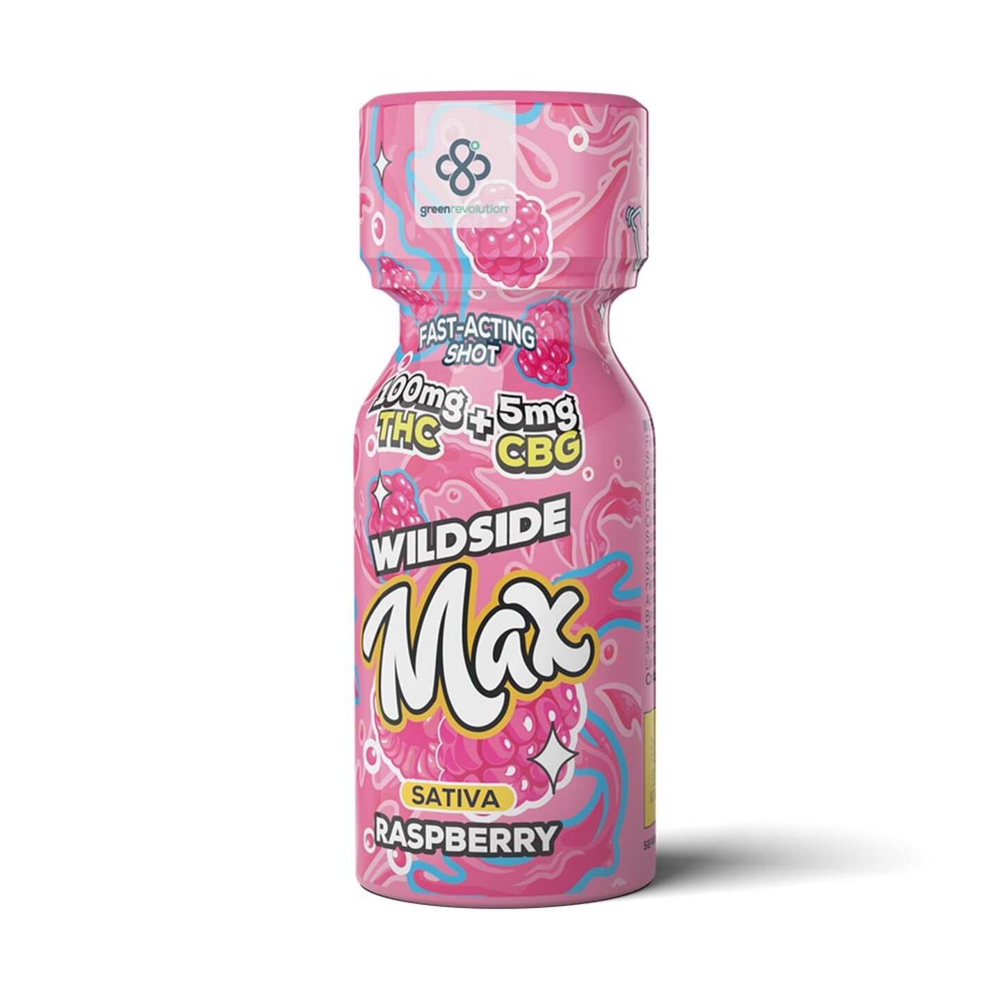 Wildside Elevate Shot Mixed Berry 100mg (THC) Wildside Max - Uncle