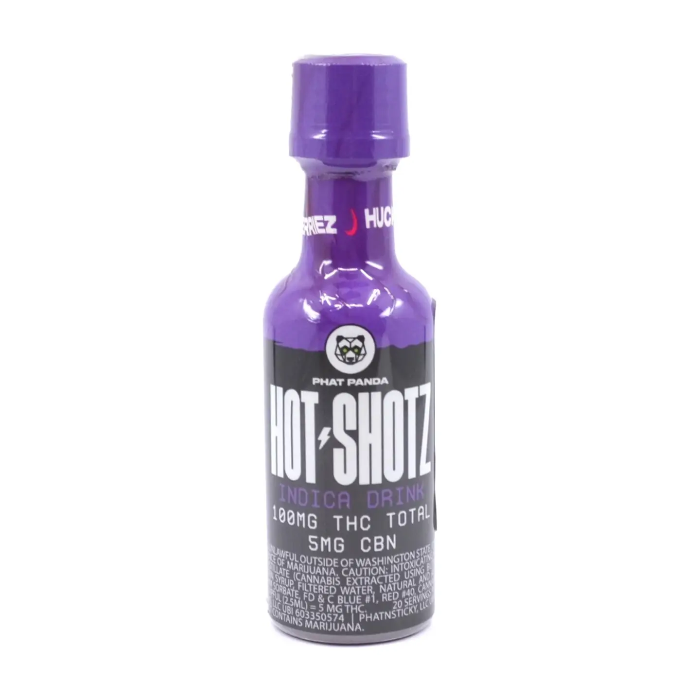 Hot Shotz + Cannabinoids 150mg Huckleberry Beverage Hot Shotz + CBN - Craft  Cannabis Dispensary WA