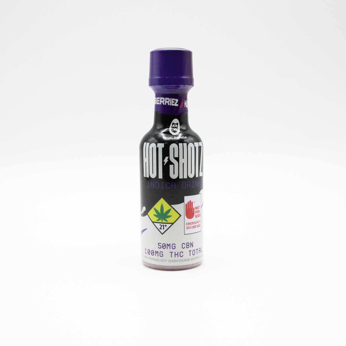 Hot Shotz 2:1 Huckleberry 100mg THC/50mg CBN (I) Hot Shotz - Uncle