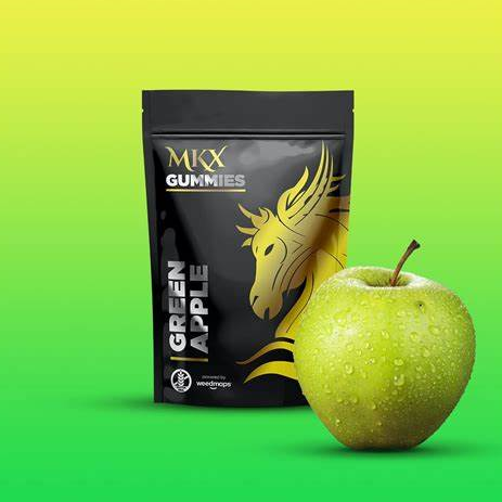 MKX Oil Co Green Apple 20pk 5mg Gummies - Caroline's