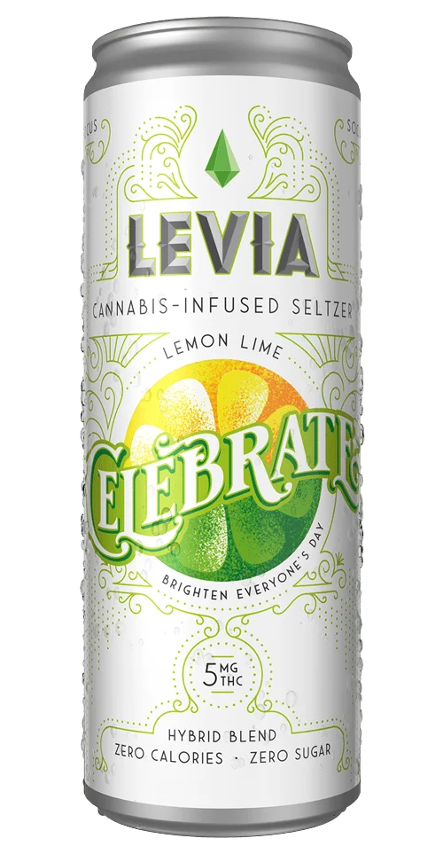 Levia Levia Celebrate (H) Seltzer 5mg - Roslindale Cannabis