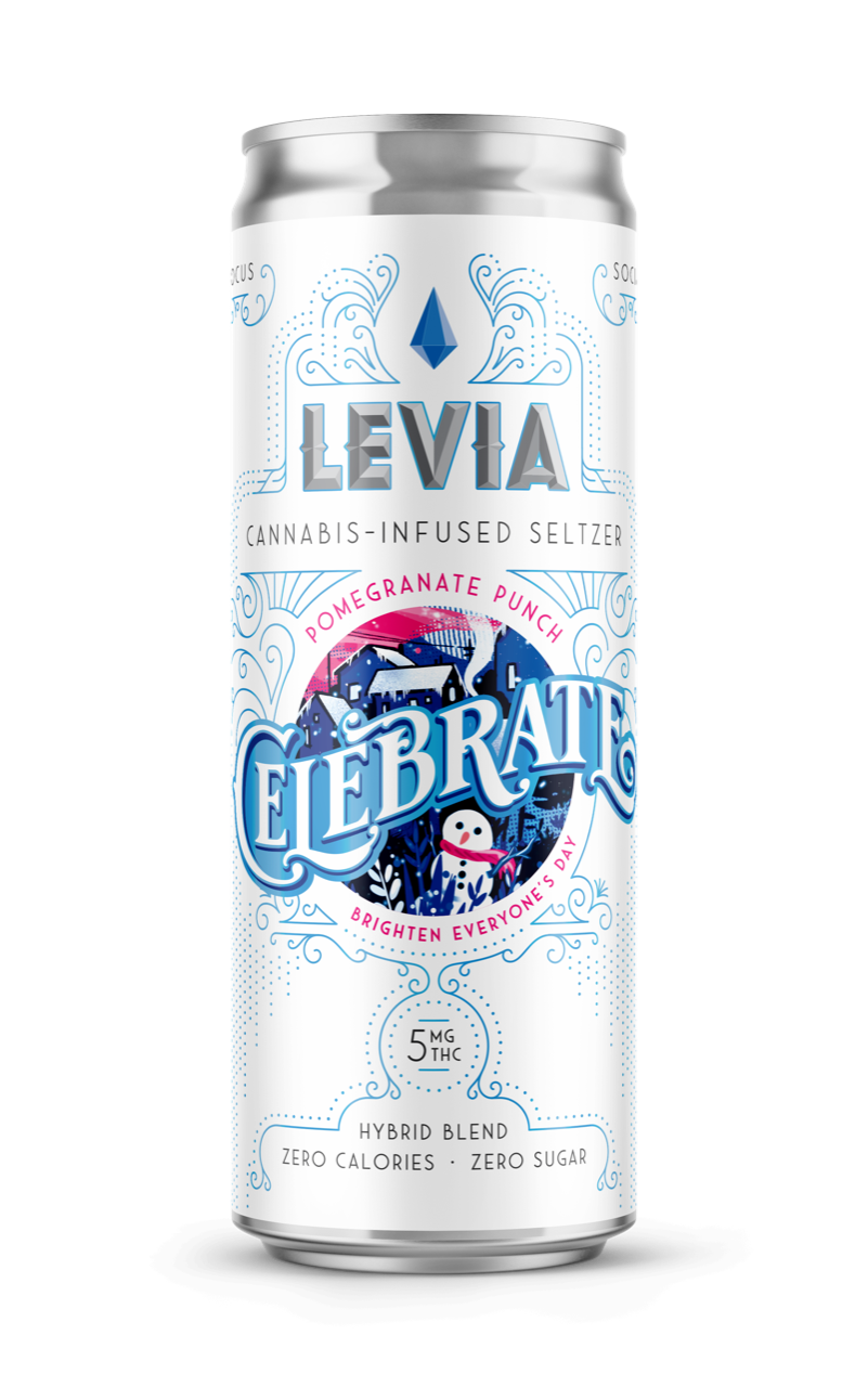 Levia Levia Celebrate (H) Seltzer 5mg - Roslindale Cannabis