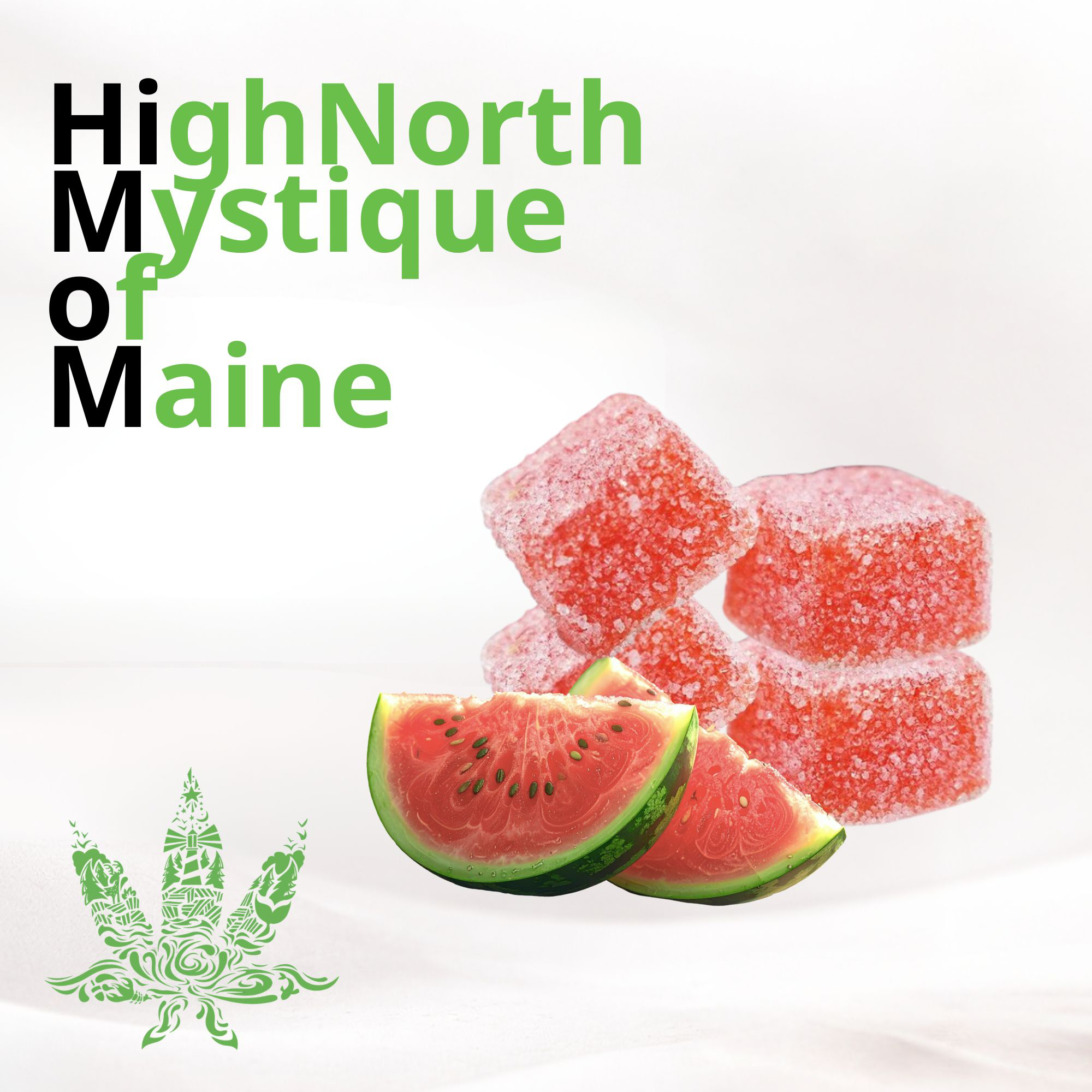 HighNorth Mystique of Maine Gummies: Watermelon Sativa Lift Entourage  Edibles 20x10mg - Cannabis Dispensary in ME