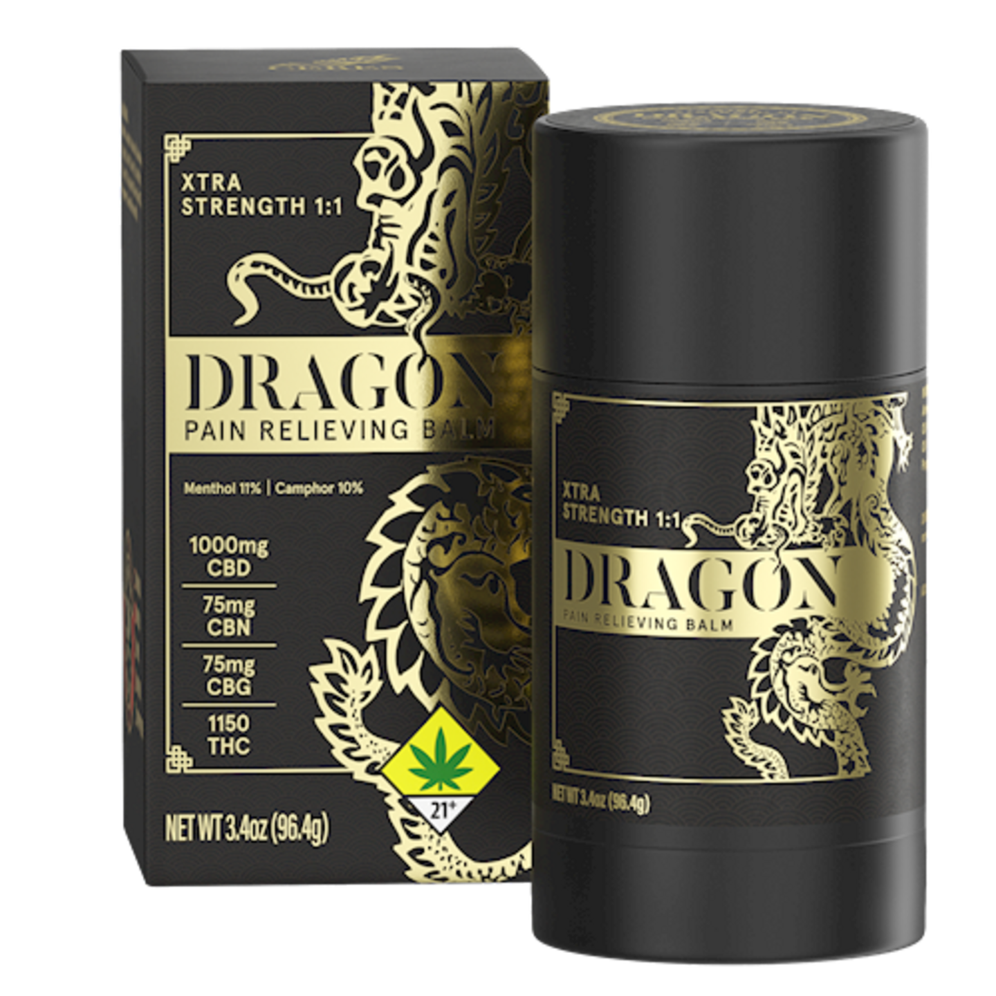 清永　トリーヴァ Ceres XTRA Strength Dragon Balm Roll-On CBD 1:1 1150mg/1150mg (CBD