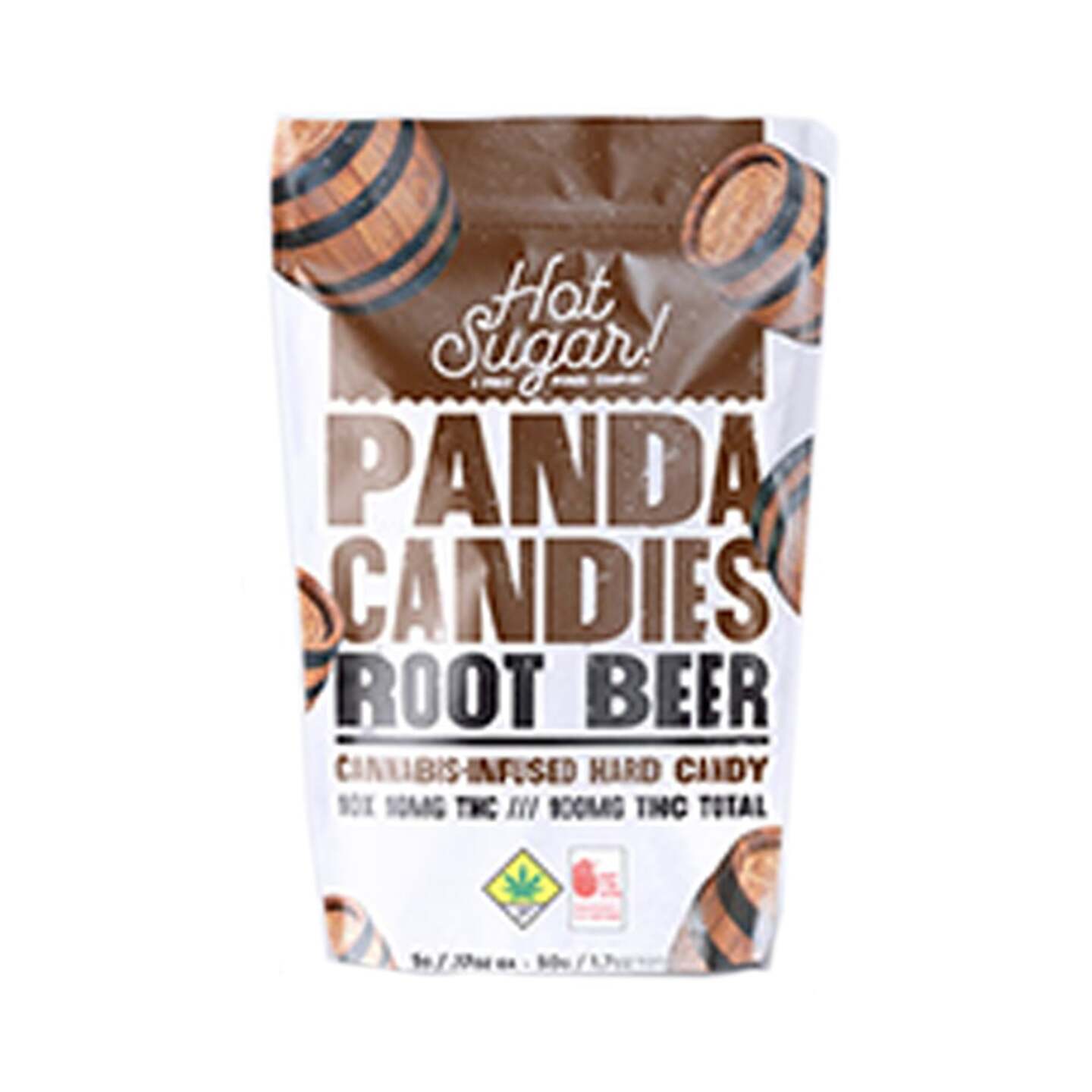 Hot Sugar Hard Candy Rootbeer 100mg 10pk Hot Sugar - Uncle Ike's
