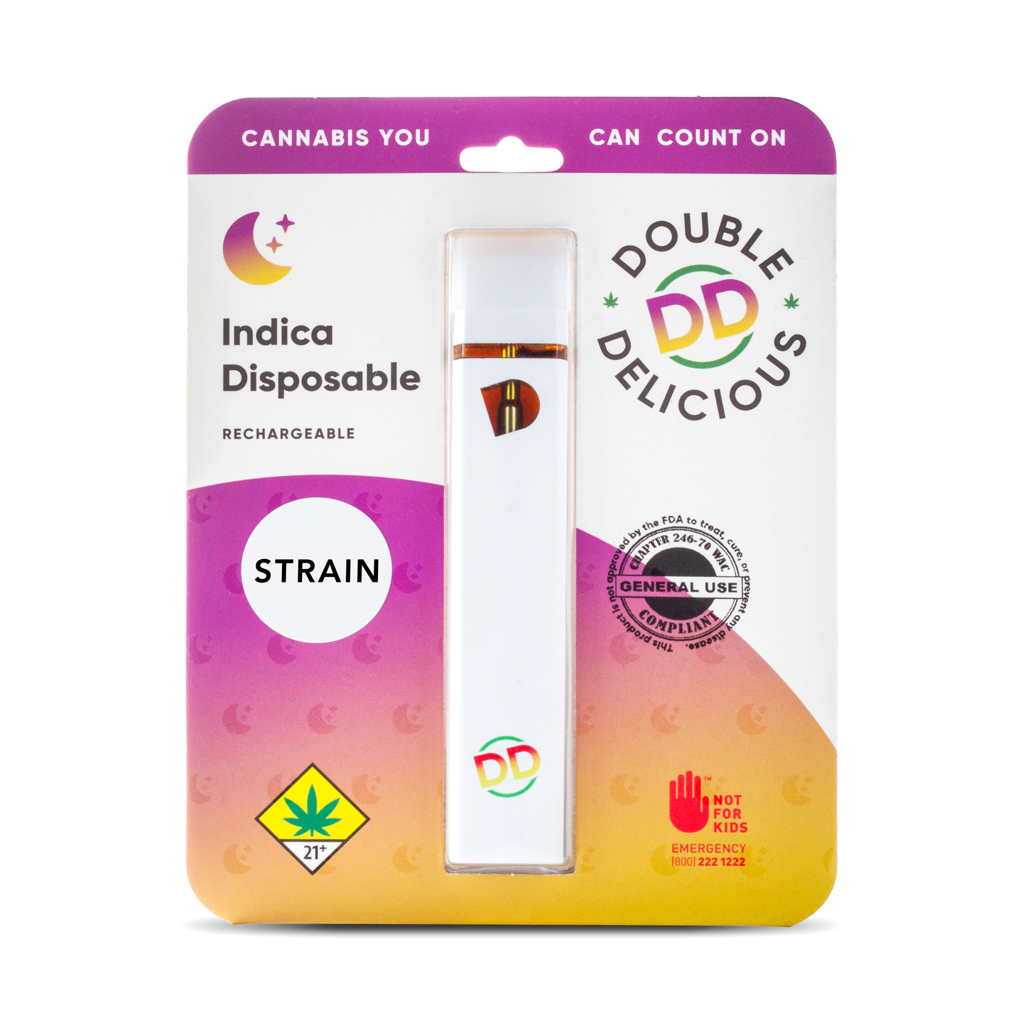 Double Delicious 1g GMO Cartridge Double Delicious Disposable