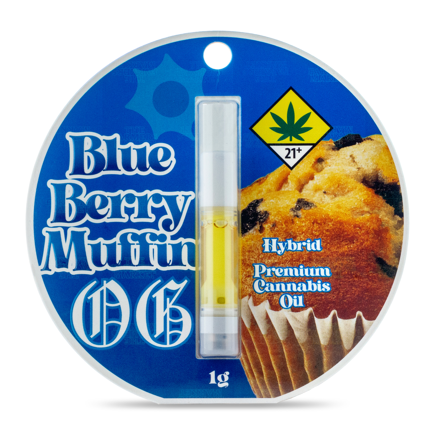 The Farmers Market 1g Blueberry Muffin OG Cartridge The Farmers Market
