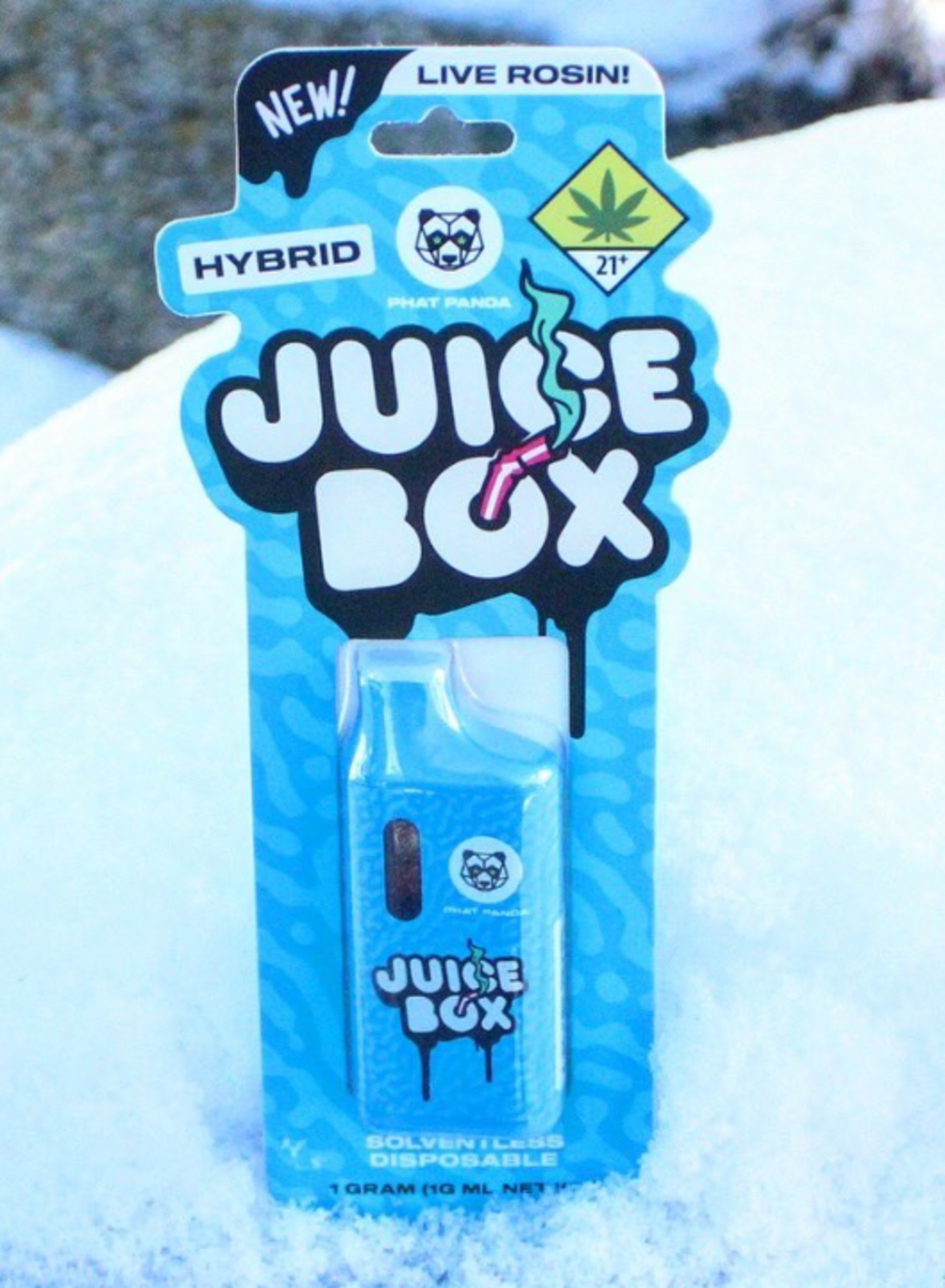 Juice Box 1g Lime Berry Cartridge Juice Box Disposable Live Rosin