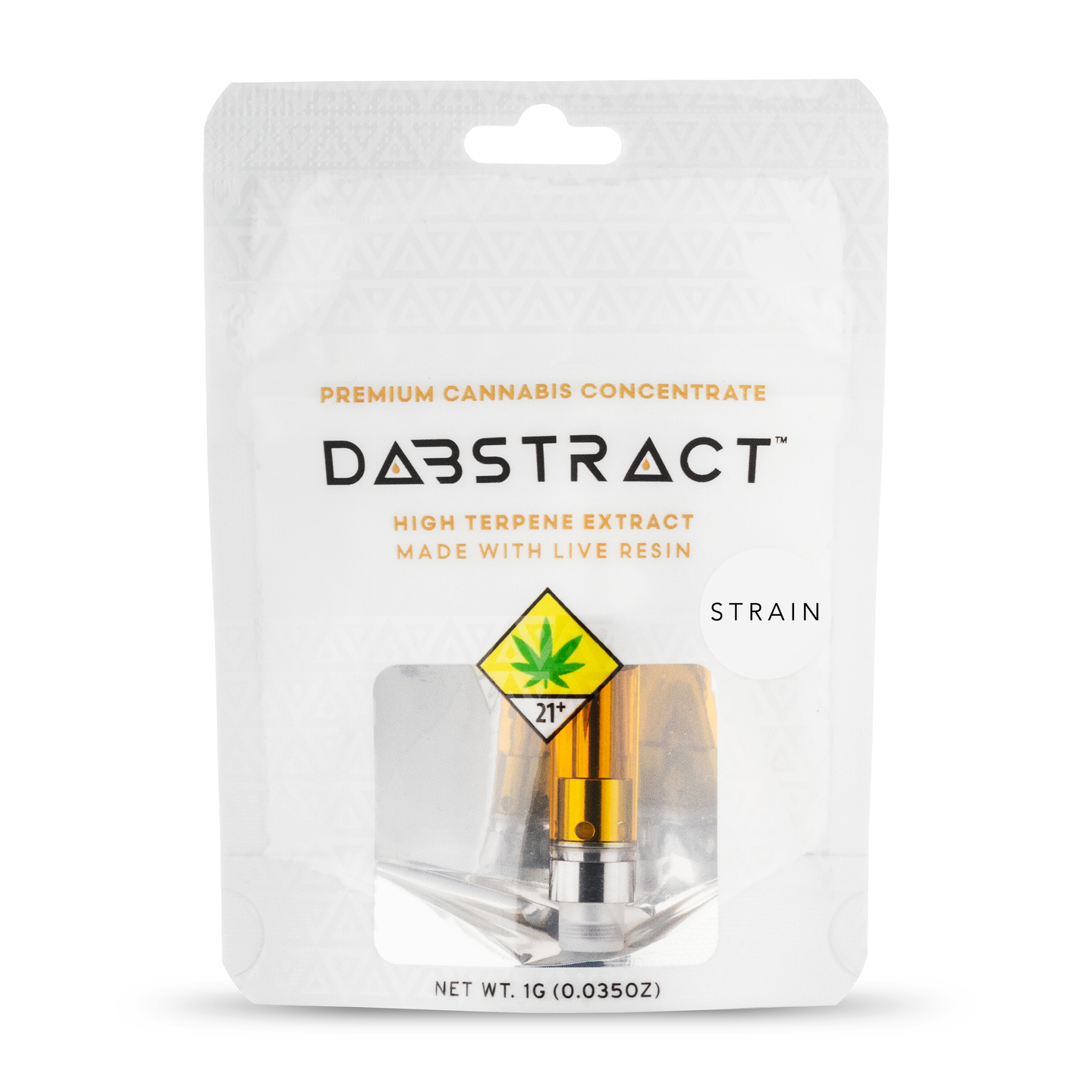 Dabstract 1g Super Lemon Haze x Ghost Train Cartridge Dabstract Live Resin 