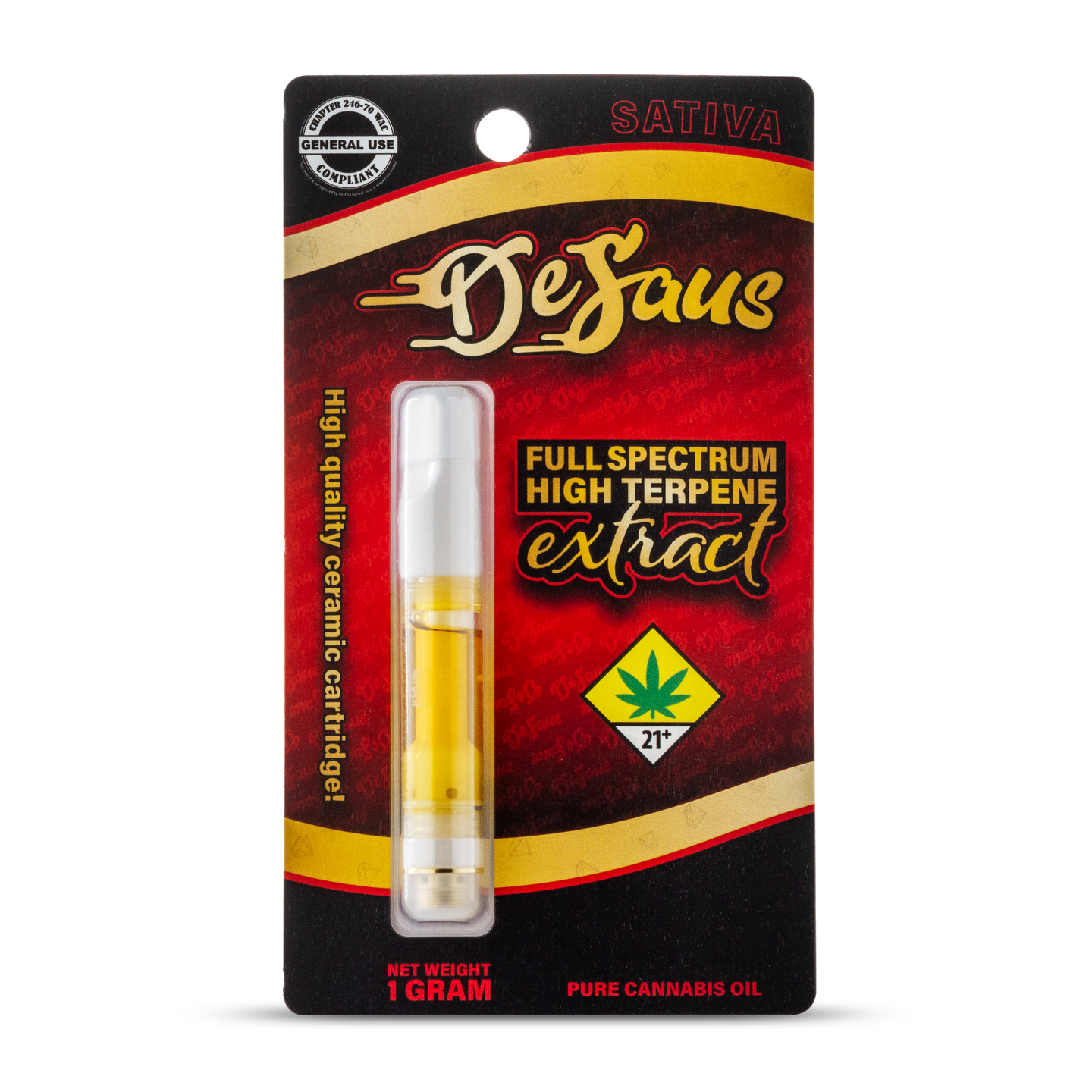 DeSaus 1g Black Widow Cartridge DeSaus Live Resin