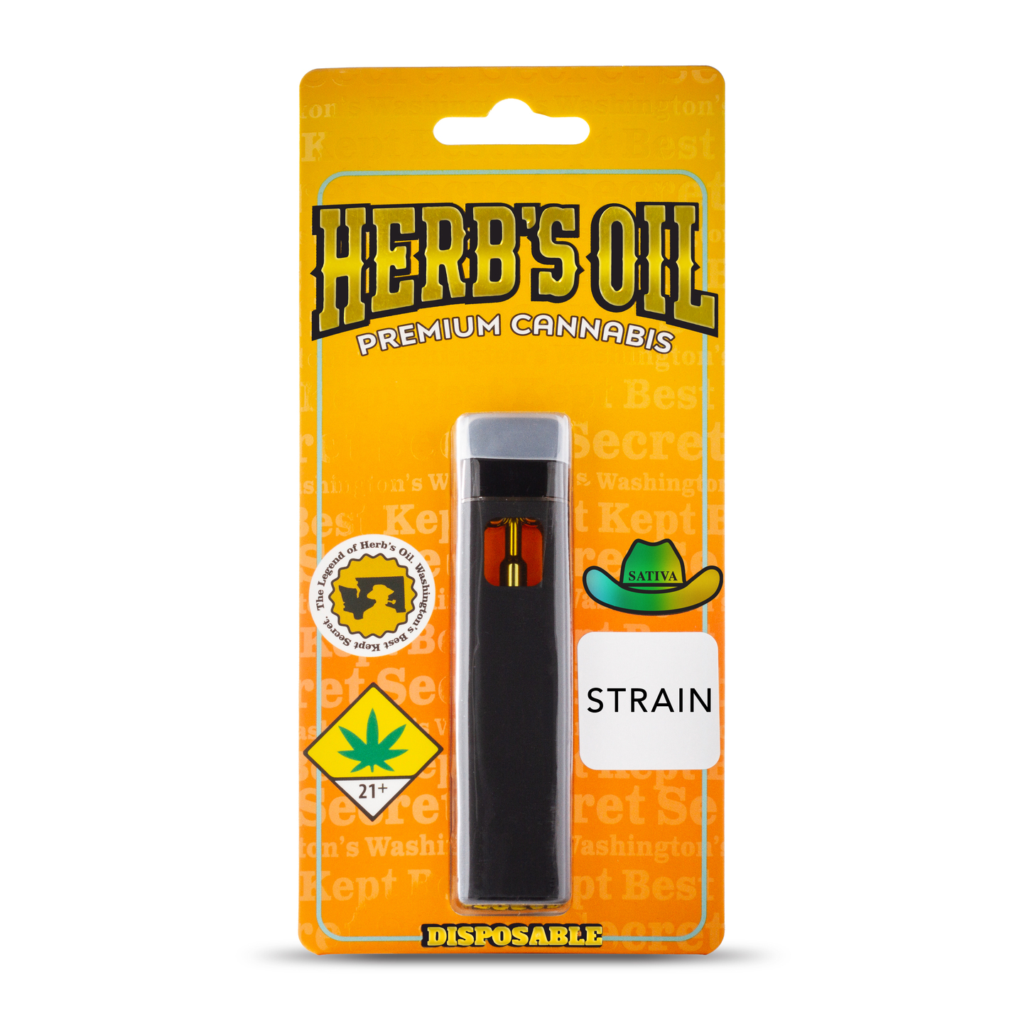 Herb's Oil Disposable 1g Green Crack Cartridge Herb's Oil Disposable -  Craft Cannabis Dispensary WA