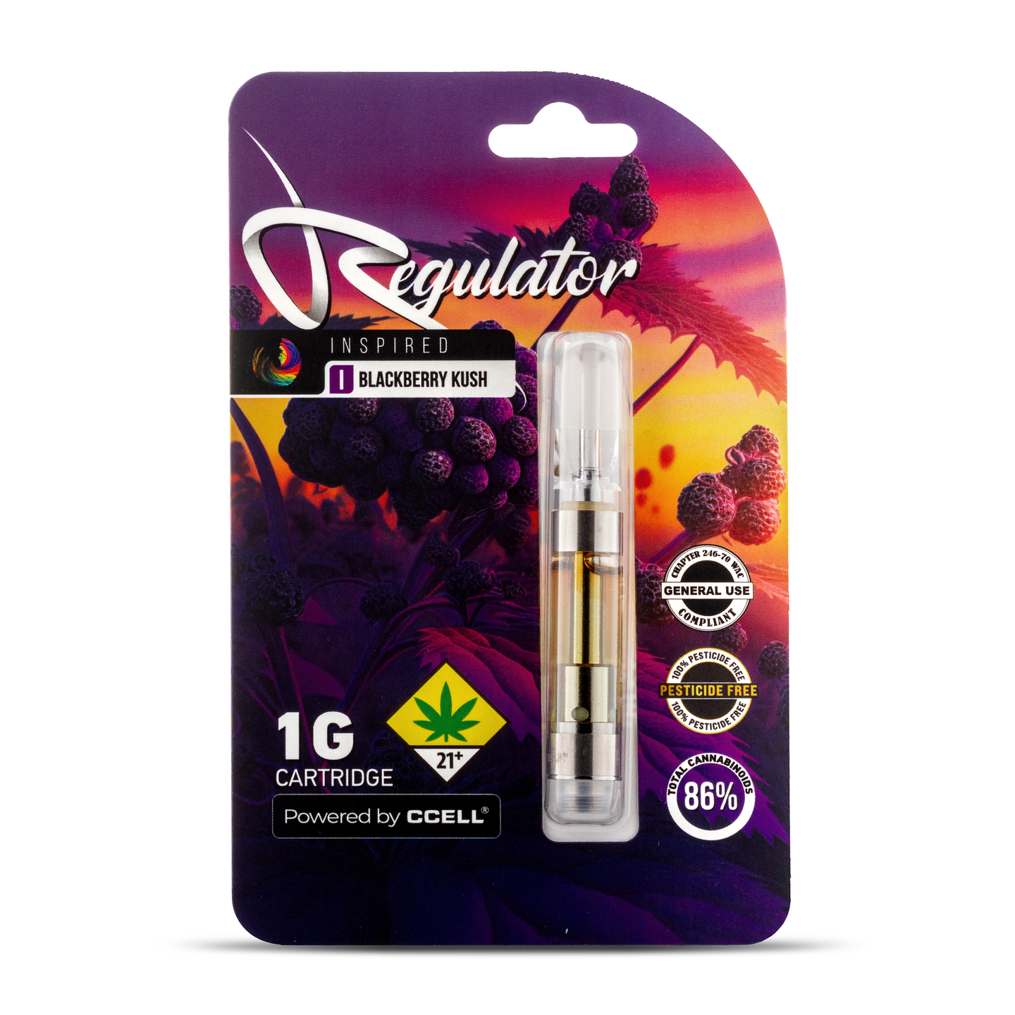 Regulator 1g Purple Punch Cartridge Regulator - Craft Cannabis