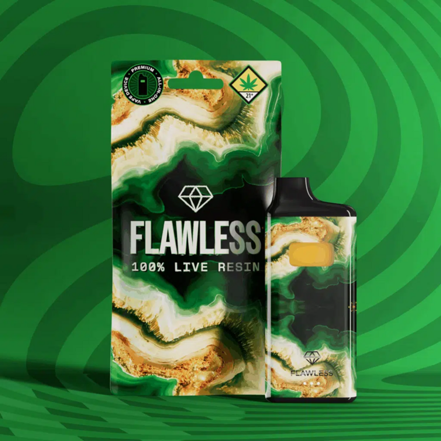 Flawless Extracts 1g Disposable Vape Blueberry OG (Live Resin) pb