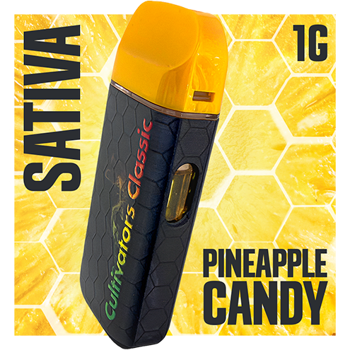 Cultivators Classic Cultivators Classic - Pineapple Candy (H) - Disposable  Vape - 1g Distillate - Caroline's Cannabis Dispensary