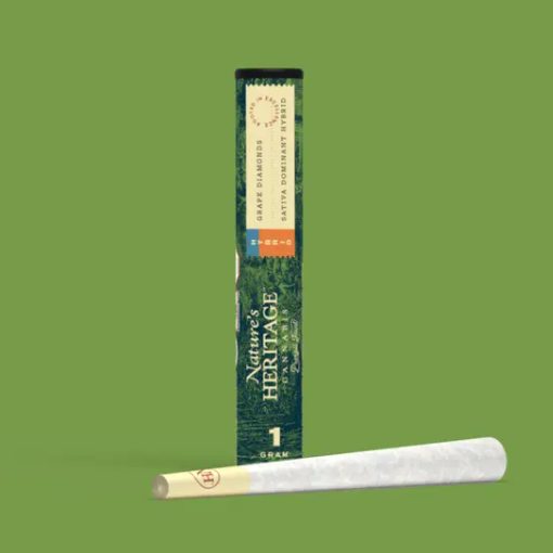 nature's heritage disposable vape Nature's Heritage Double Krush Live Resin Disposable .5g Vaporizers