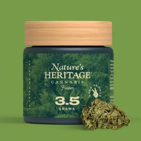nature's heritage disposable vape Lemon Cherry Gelato 1g Bubble Hash Nature's Herritage - Nature's Heritage main image 0