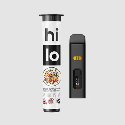 Hi Lo Hi Lo - Peach Rings (H) 1.5g All In One Vape - Caroline's Cannabis Dispensary Hi Lo Hi Lo - Peach Rings (H) 1.5g All In One Vape - Caroline's Cannabis Dispensary