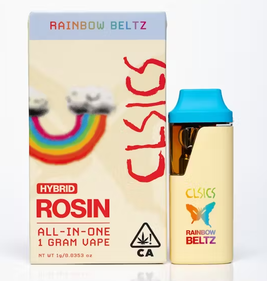 rainbow belts disposable vape CLSICS BELTZ LIVE ROSIN 1G Flavor:Tropical Paradise Voopoo Drag X2 Pod Instabar