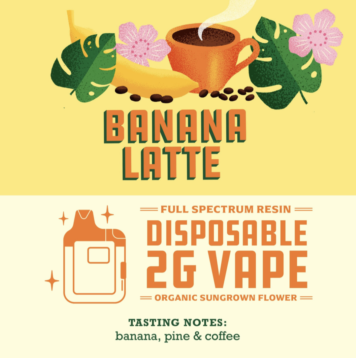 Paper Crane Banana Latte 2g Full Spectrum Disposable Vape - Roslindale  Cannabis Company Dispensary in Roslindale, MA
