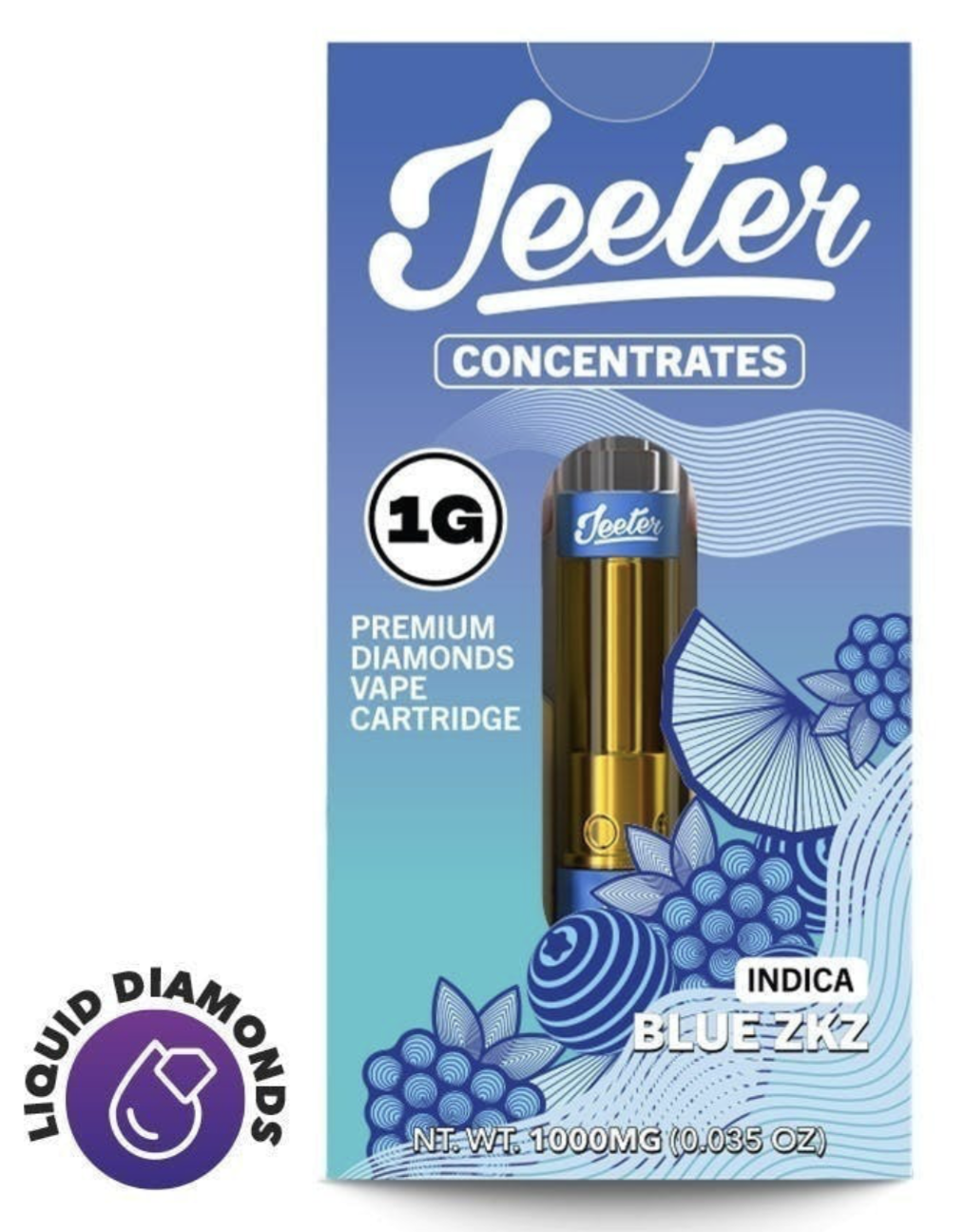 Jeeter Blue ZKZ | Jeeter- 510 1G Vape Cartridge