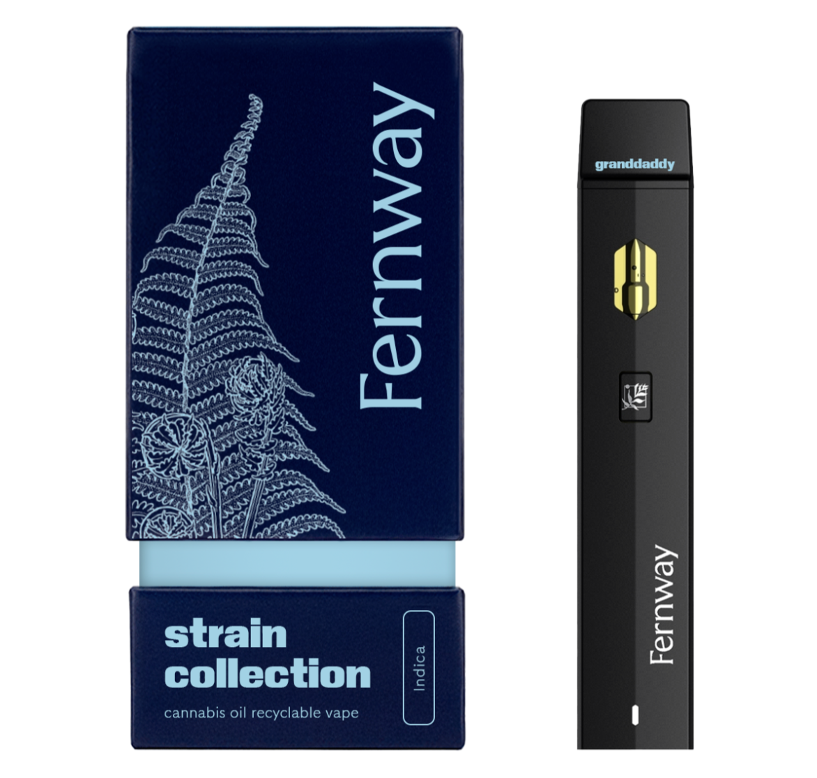 Fernway Granddaddy Purple - 1.0g (Traveler All in One -Disposable) -  Roslindale Cannabis Company Dispensary in Roslindale, MA