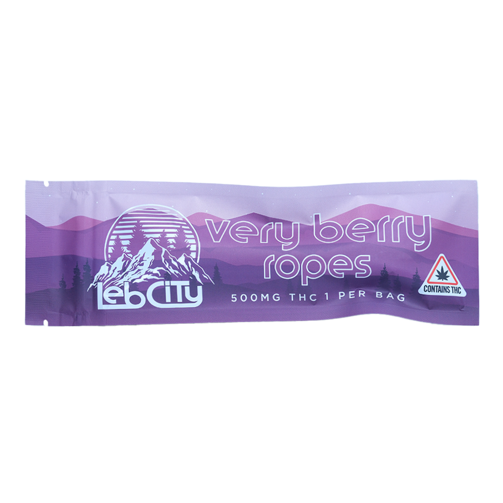 Leb City Verry Berry Ropes - 500mg - Green Truck Farms Cannabis