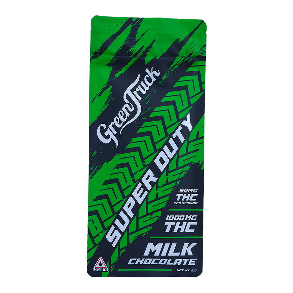 Green Truck Super Duty Milk Chocolate Bar - 1000mg - Green Truck