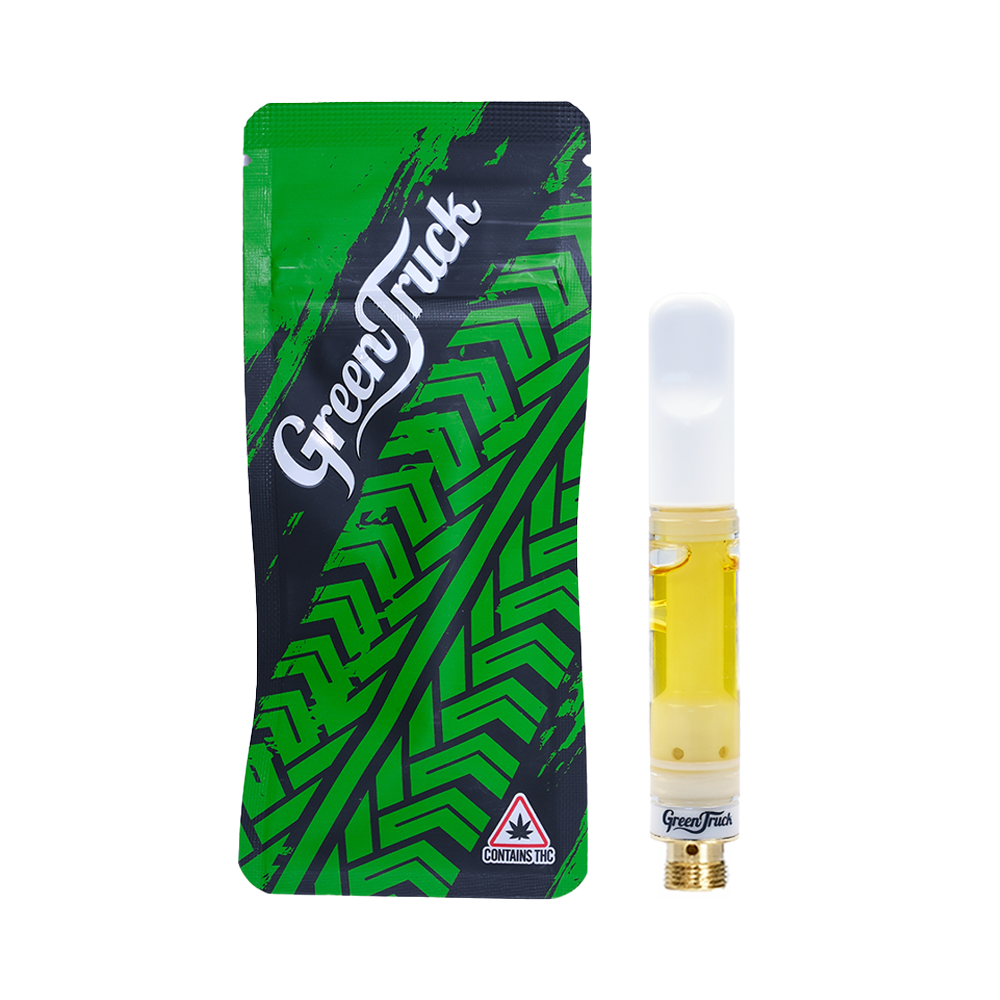Green Truck Cartridge: Distillate - Strawberry Jam - 1g - Green