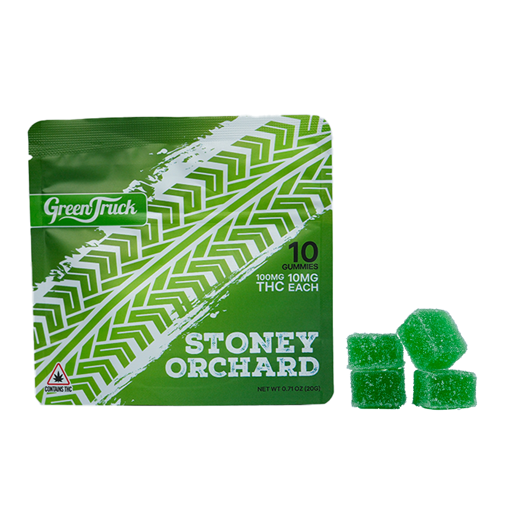 Green Truck Citrus Sunrise Hash Rosin Gummies - 100mg - Green