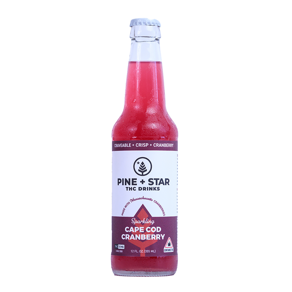 Pine + Star Sparkling Cape Cod Cranberry - 10mg - Green Truck