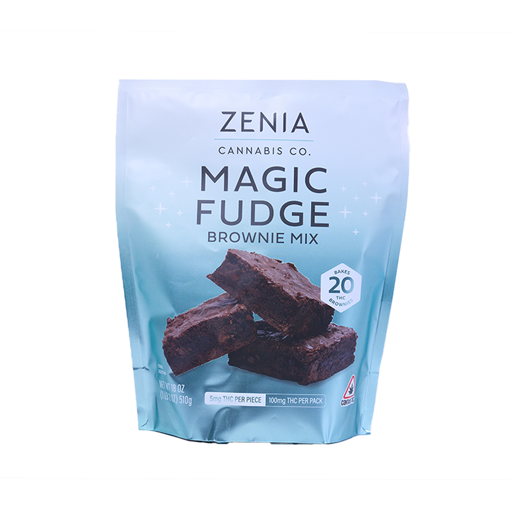 Zenia Magic Fudge Brownie Mix - 100mg - Green Truck Farms Cannabis