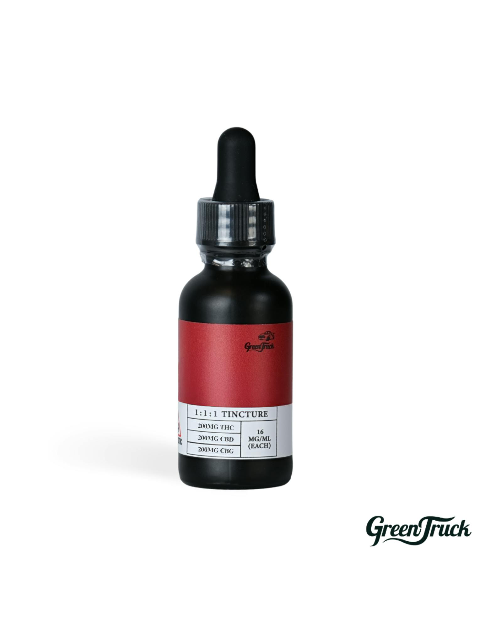 Green Truck 1:1:1 THC/CBD/CBG Mint Tincture – 200mg - Green Truck