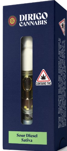 Dirigo Cannabis Sour Diesel Distillate Vape Cartridge 1g - Cannabis  Dispensary in ME
