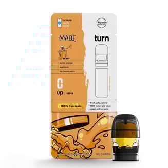 turn Silver Lemon Haze | Live Resin Pod | 1g - The Daily Green