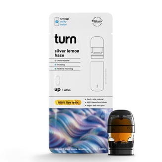 turn Silver Lemon Haze | Live Resin Pod | 1g - The Daily Green