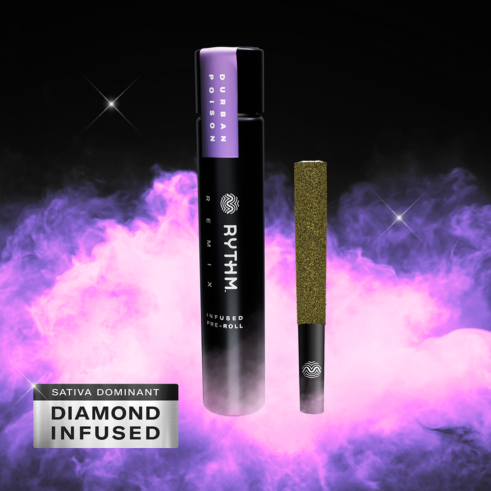RYTHM Durban Poison | Infused Single Pre-Roll | 1g - The Daily