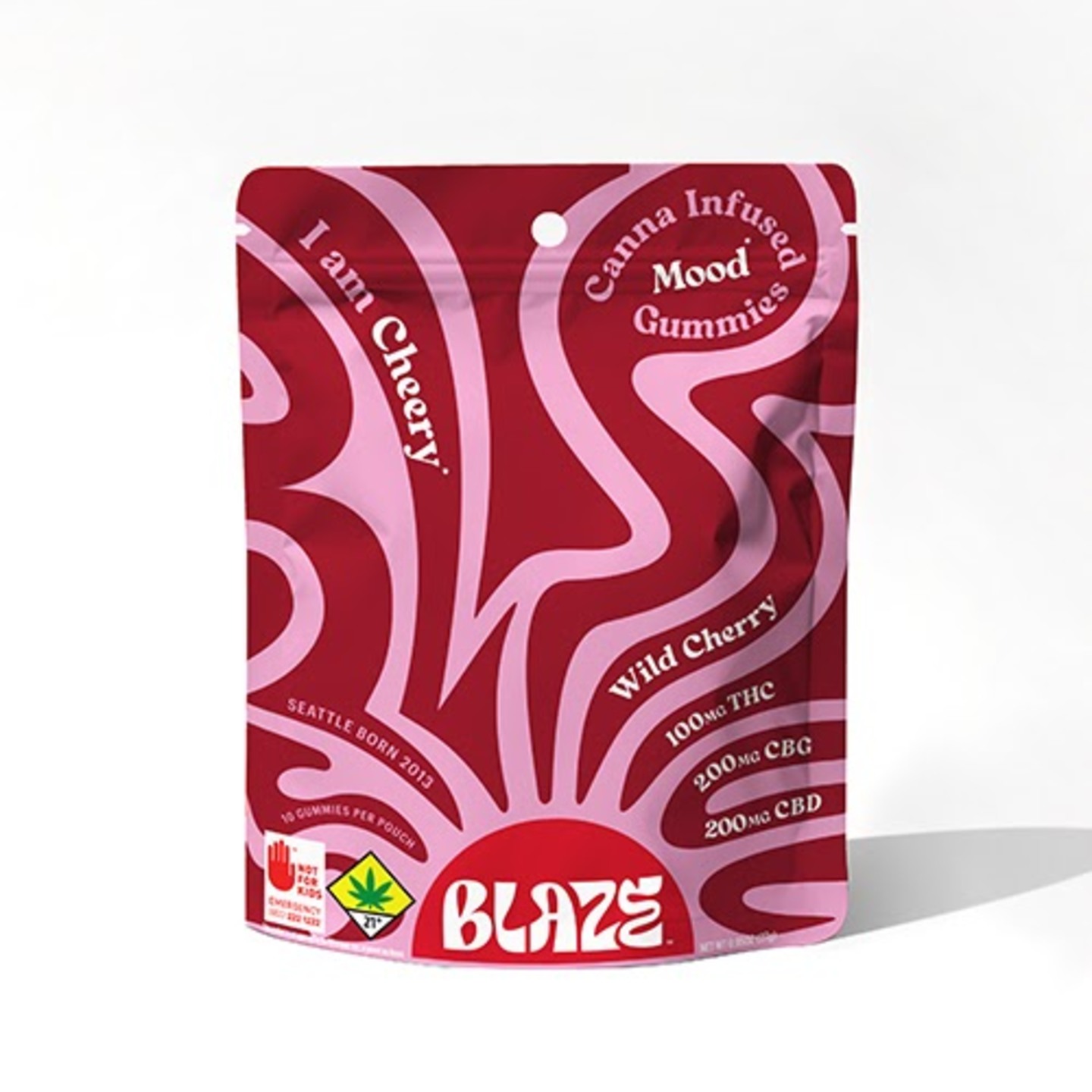 Blaze Blaze Gummies - 2:2:1 - Wild Cherry - Cheery - Floyd's