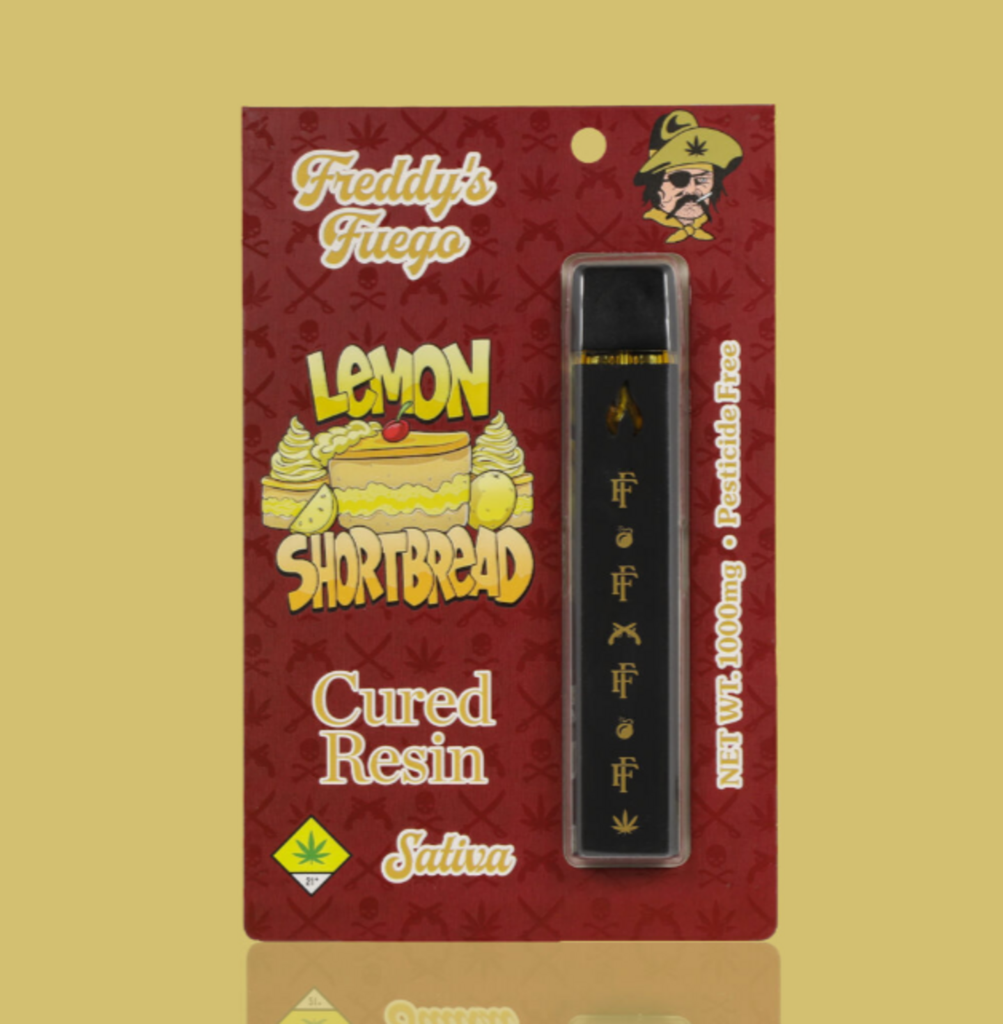 Freddy's Fuego Lemon Shortbread - 1g - All-In-One Vape - Cured Resin - Freddy's  Fuego - Floyd's Cannabis Dispensary in WA