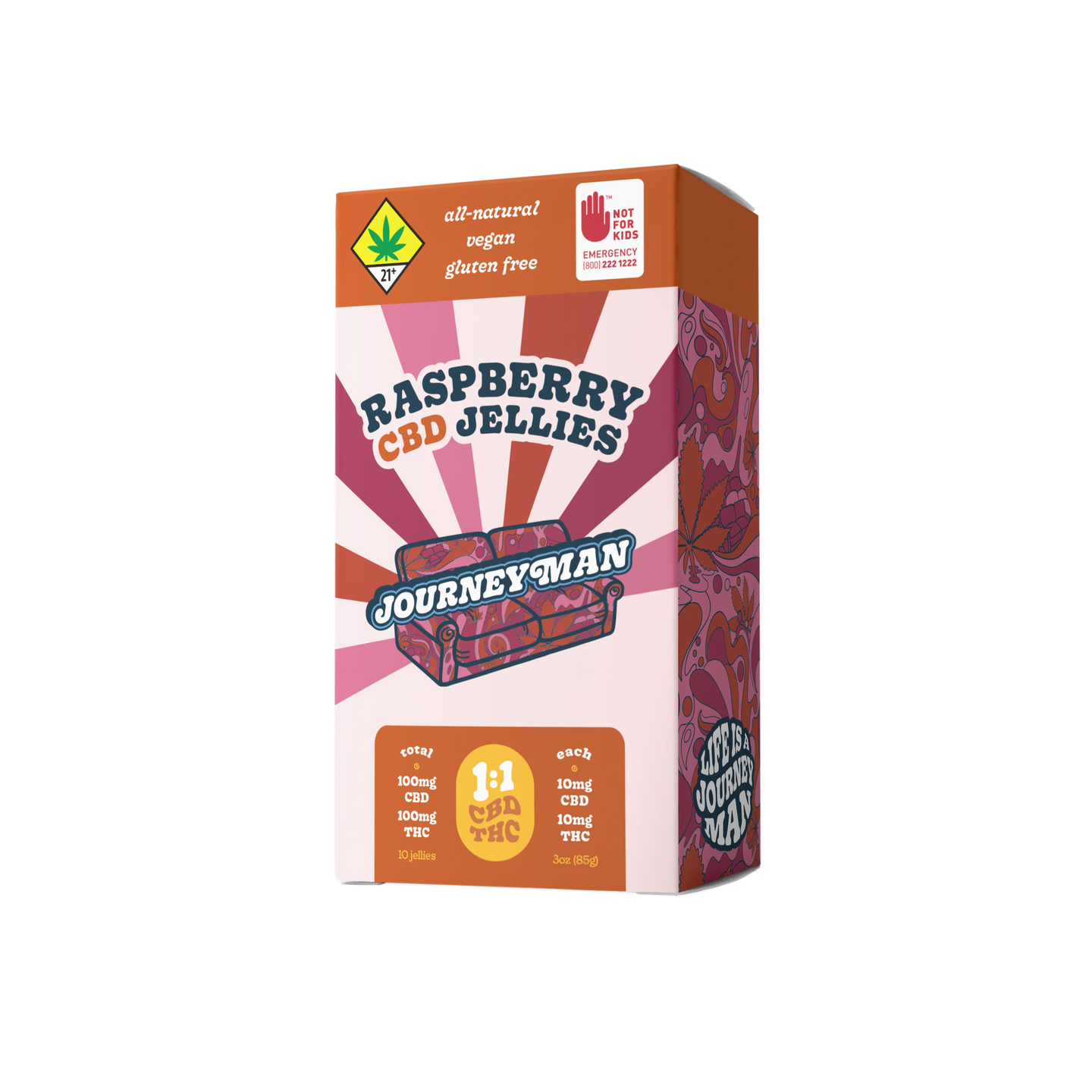 Weed Sweet DRIVE 国内純正品 Journeyman Pineapple Lemonade - 200mg - 1:1 - CBG - Journeyman