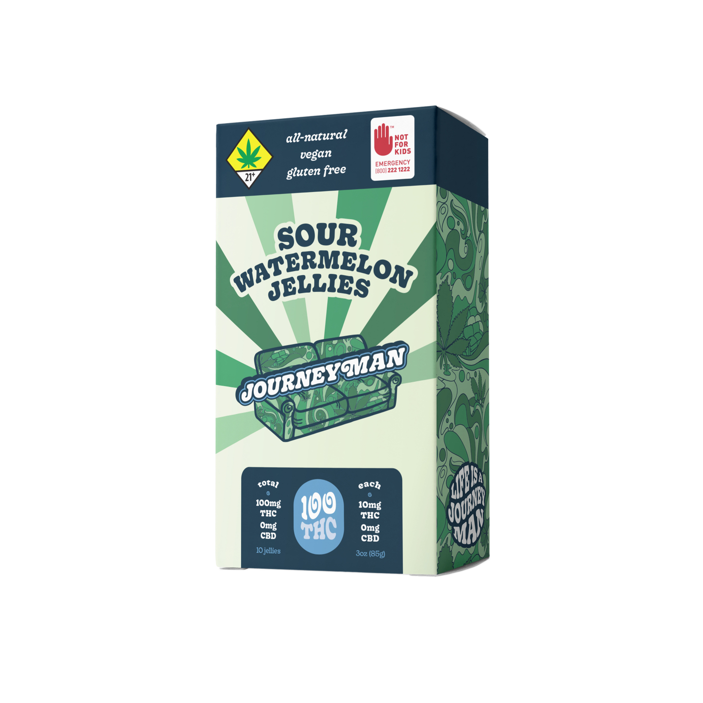 Journeyman Pineapple Lemonade - 200mg - 1:1 - CBG - Journeyman