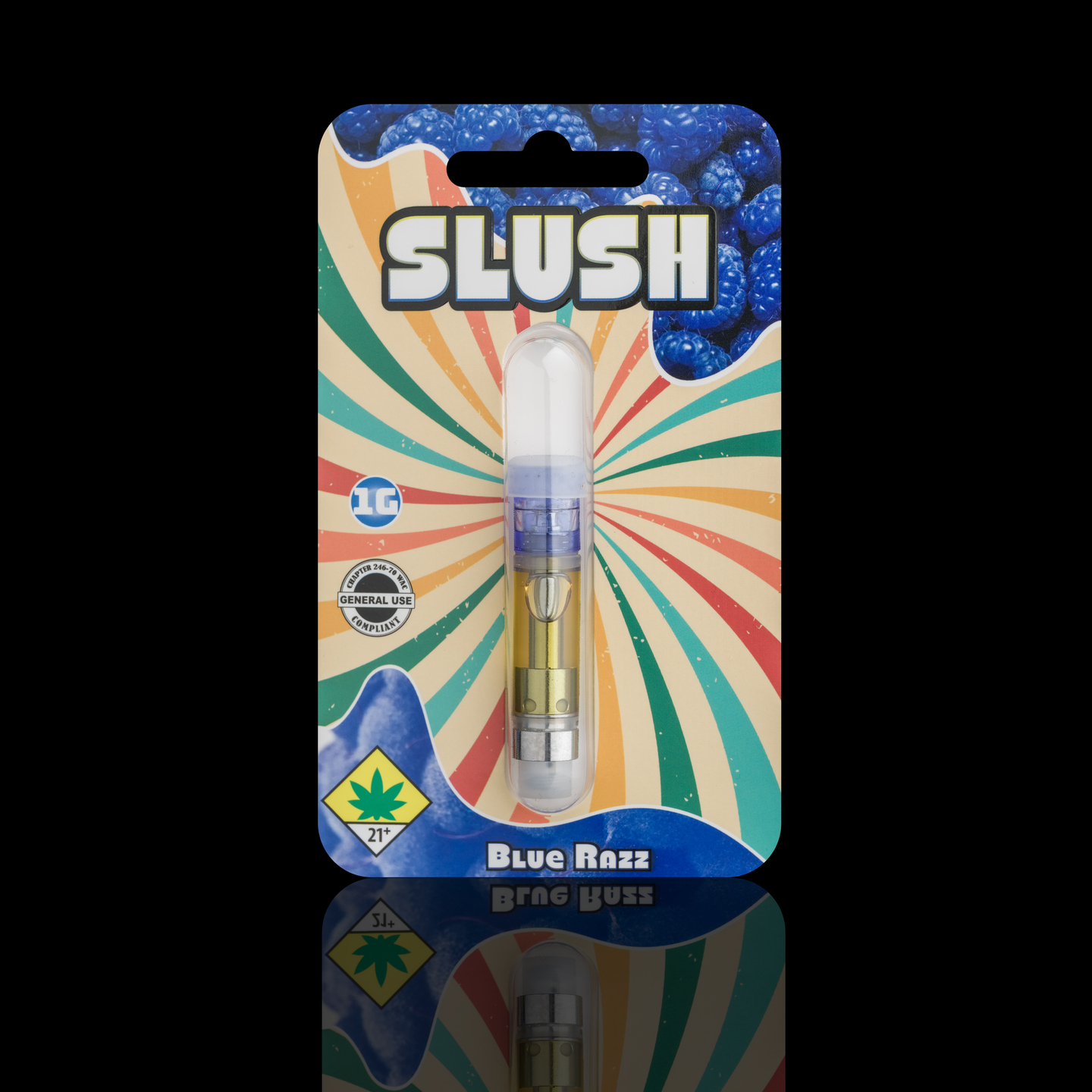Slush Blue Razz - 1g - Cartridge - Slusheez