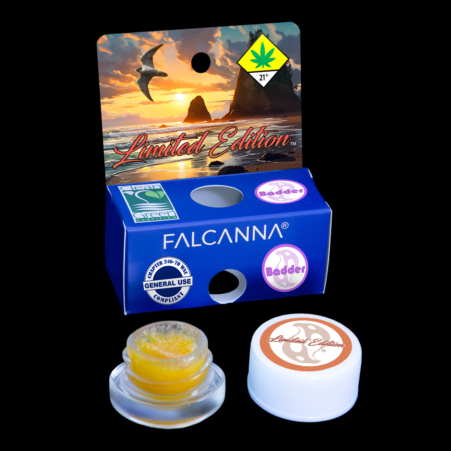 Falcanna Blackberry Cherry - 1g - Badder - Falcanna - Floyd's Cannabis  Dispensary in WA