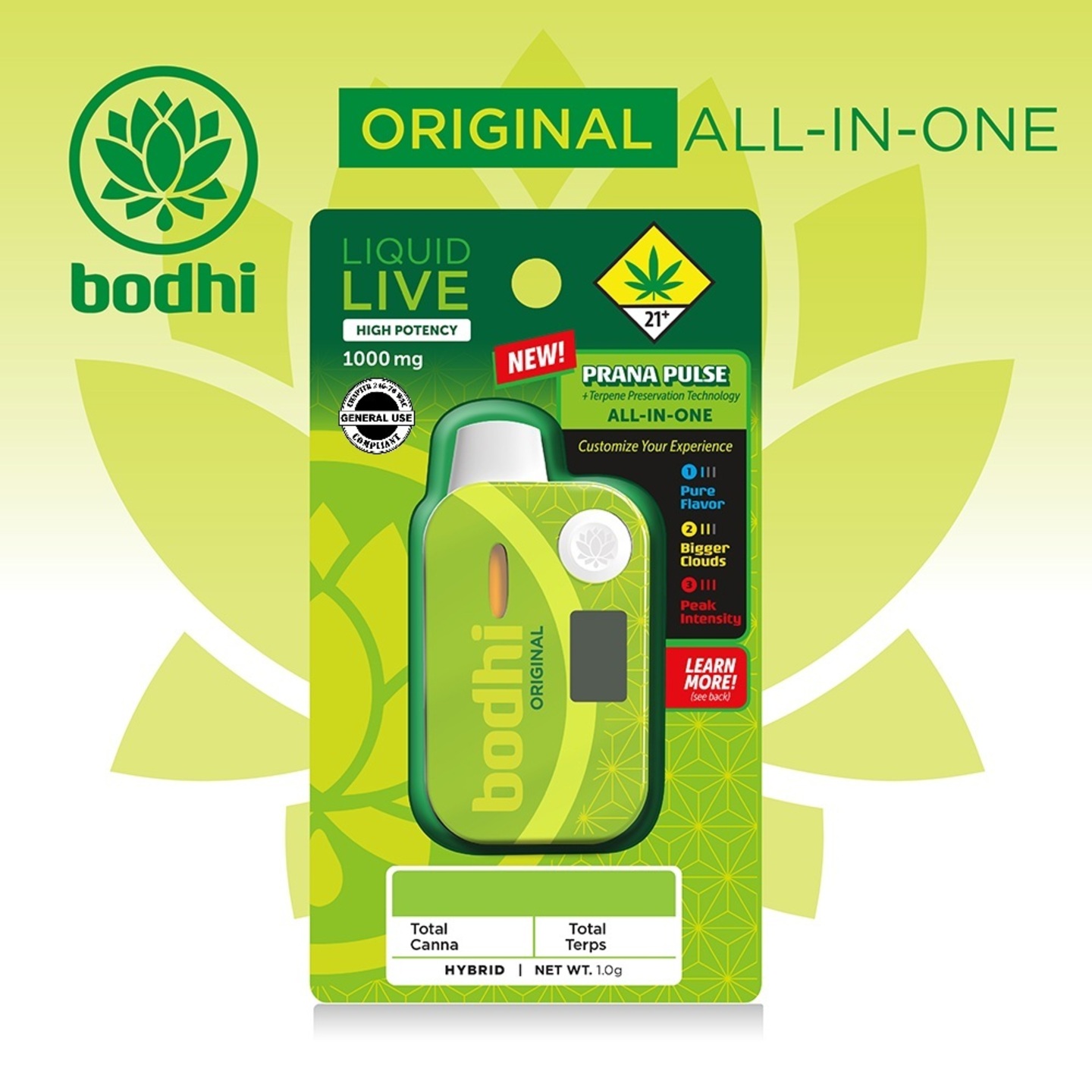 Bodhi High NYC Diesel - 1g - All-In-One Vape - Original Live Resin - Bodhi - Floyd's Cannabis Dispensary in WA Bodhi High NYC Diesel - 1g - All-In-One Vape - Original Live Resin - Bodhi - Floyd's Cannabis Dispensary in WA