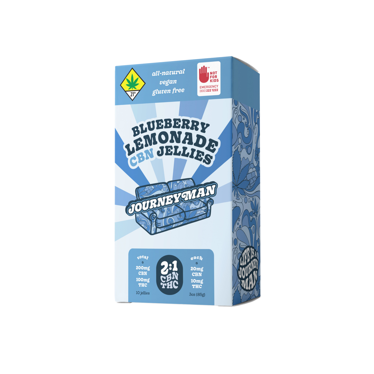 Journeyman Blueberry Lemonade 2:1 CBN - Jellies - Journeyman