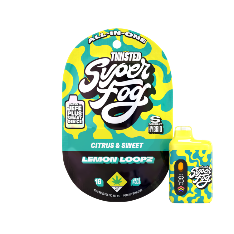 Mfused Lemon Loopz - 1g - All In One Vape - SF TWISTED - Mfused