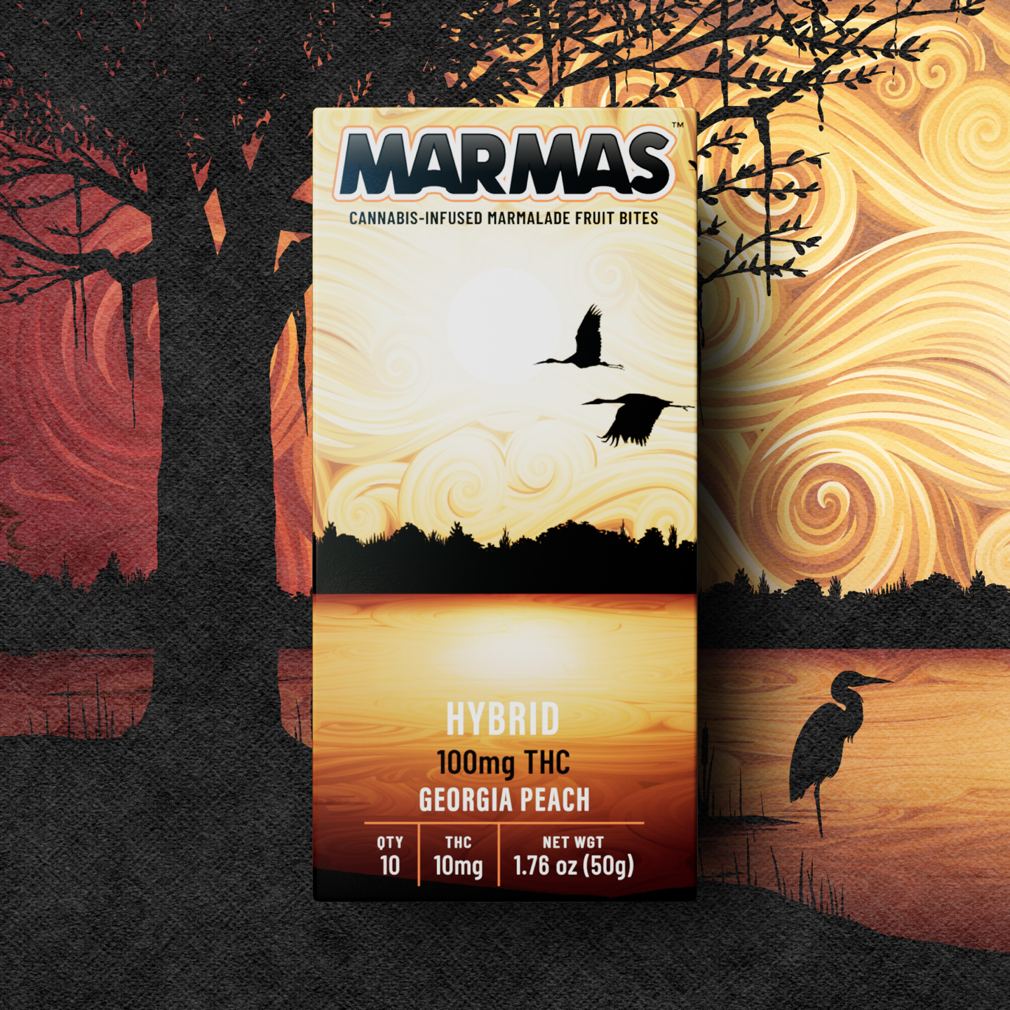 MARIMARI Indian summer 12インチ Marmas Georgia Peach - 100THC - Hybrid - Marmas - Floyd's Cannabis