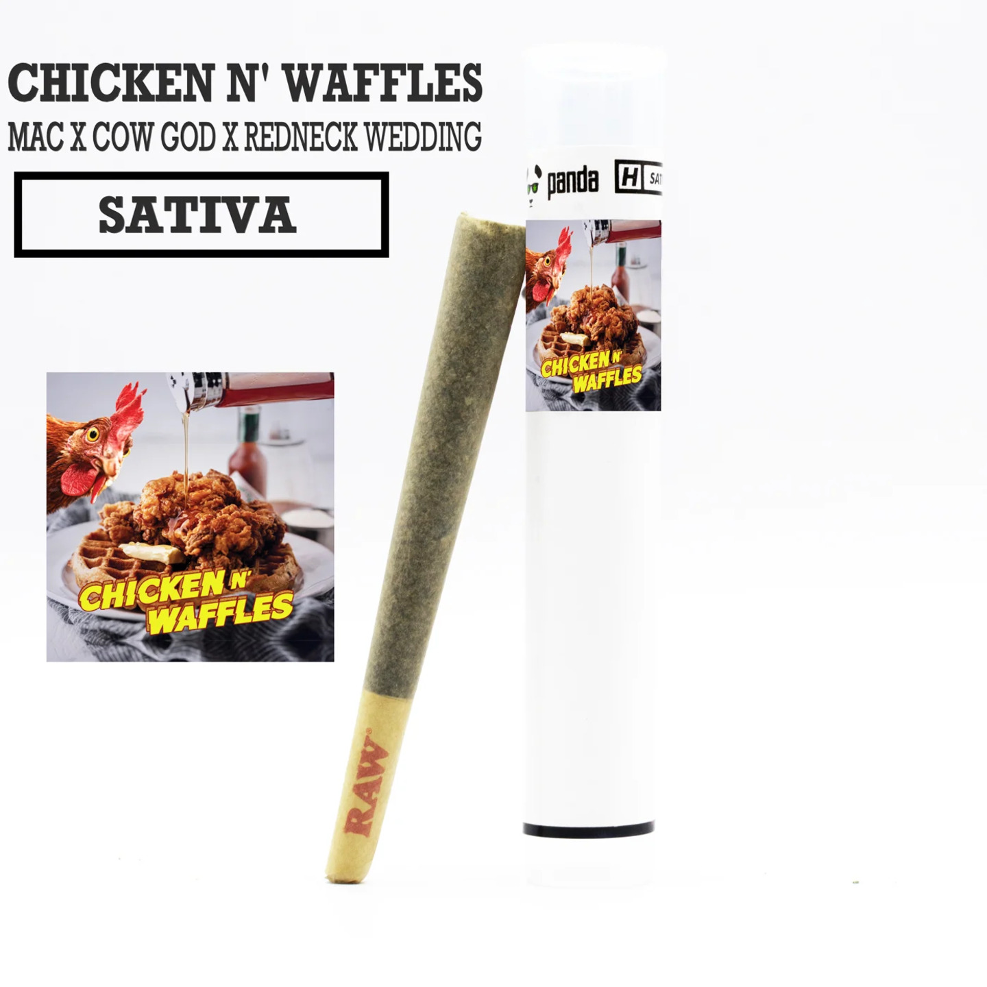 Phat Panda Chicken & Waffles - 1g - Platinum Preroll - Phat Panda